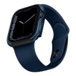Back panel cover UNIQ  Uniq Valencia case for Apple Watch 4/5/6/SE 45/44mm - blue 