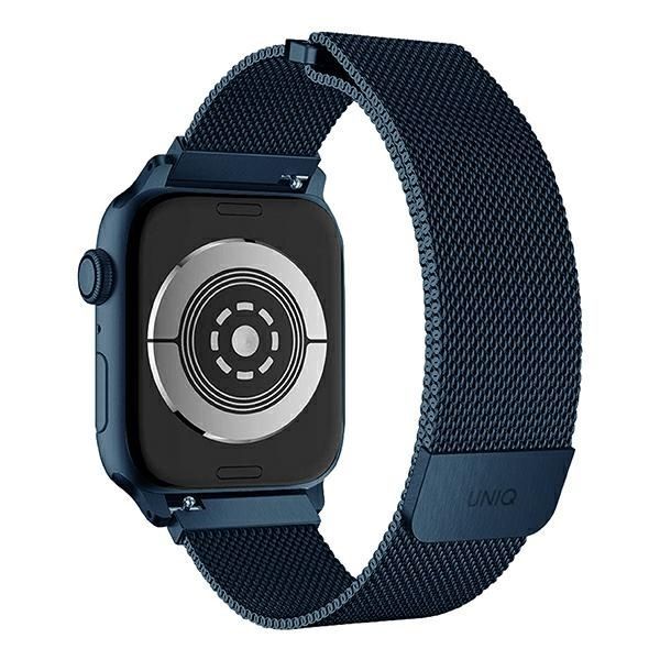 Tagakaaned UNIQ Uniq Dante Stainless Steel Strap for Apple Watch 1/2/3/4/5/6/7/8/SE/SE2 42/44/45mm - Blue