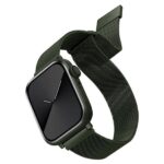 Aizmugurējais vāciņš UNIQ  Uniq Dante Stainless Steel strap for Apple Watch 1/2/3/4/5/6/7/8/SE/SE2 42/44/45mm - green 