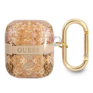 Aizmugurējais vāciņš Guess  Guess GUA2HHFLD AirPods cover gold/gold Paisley Strap Collection