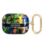 Back panel cover Guess  Guess GUAPHHFLB AirPods Pro cover blue/blue Flower Strap Collection