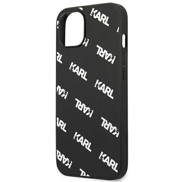 Back panel cover Karl Lagerfeld Karl Lagerfeld KLHCP13SPULMBK3 iPhone 13 mini 5,4" hardcase czarny/black Allover