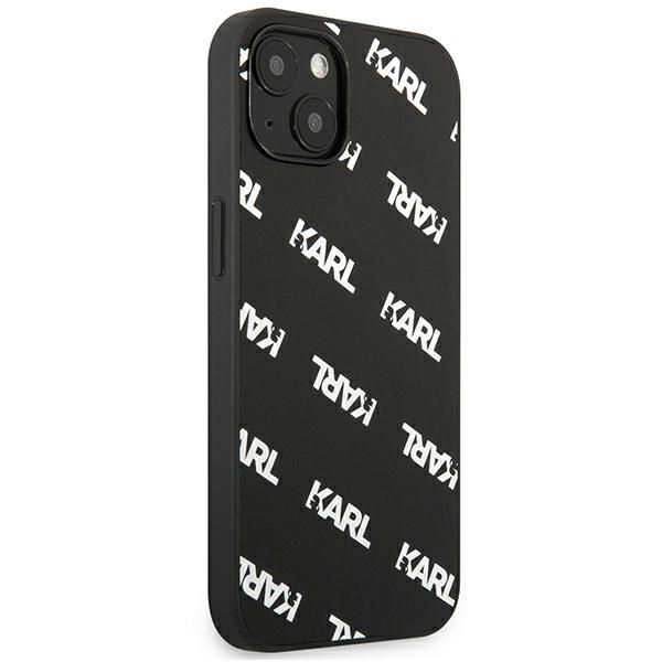 Back panel cover Karl Lagerfeld Karl Lagerfeld KLHCP13SPULMBK3 iPhone 13 mini 5,4" hardcase czarny/black Allover