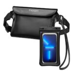Universaal spordiümbris Spigen  Spigen Aqua Shield A621 Waterproof Hip Bag + Floating Case - Black 
