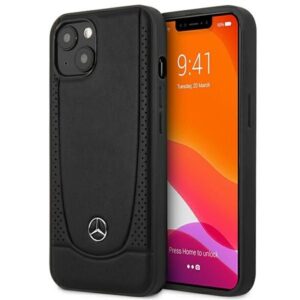Чехол на заднюю панель Mercedes-Benz  Mercedes MEHCP14MARMBK iPhone 14 Plus 6.7 "black / black hardcase Leather Urban 