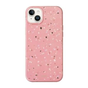 Aizmugurējais vāciņš UNIQ  Uniq Coehl Terrazzo case for iPhone 14 Plus - pink 