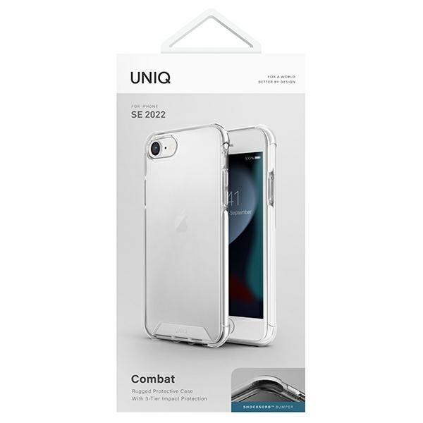 Back panel cover UNIQ Uniq Combat case for iPhone 7 / 8 / SE 2020 / SE 2022 - white