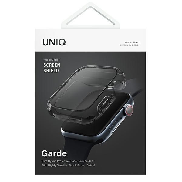 Back panel cover UNIQ Uniq Garde case for Apple Watch 7/8/SE2 45mm - gray