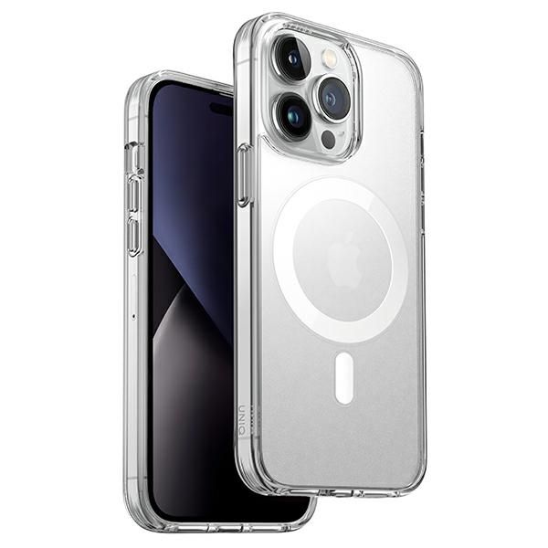 Back panel cover UNIQ Uniq LifePro Xtreme Magclick Charging case for iPhone 14 Pro - transparent
