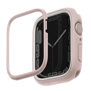 Nugarėlės dėklai UNIQ  Uniq Moduo case for Apple Watch 4/5/6/7/8/SE/SE2 44/45mm - pink and white 