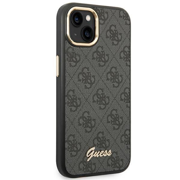 Tagakaaned Guess Guess GUHCP14SHG4SHK iPhone 14 6.1 "black / black hard case 4G Vintage Gold Logo