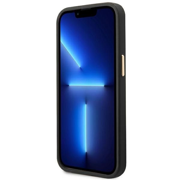 Tagakaaned Guess Guess GUHCP14SHG4SHK iPhone 14 6.1 "black / black hard case 4G Vintage Gold Logo