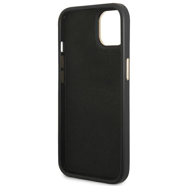 Tagakaaned Guess Guess GUHCP14SHG4SHK iPhone 14 6.1 "black / black hard case 4G Vintage Gold Logo