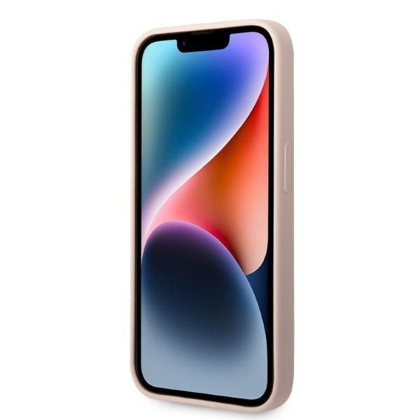 Aizmugurējais vāciņš Karl Lagerfeld Karl Lagerfeld KLHMP14LSSKCI iPhone 14 Pro 6.1 "hardcase light pink / light pink Silicone Karl & Choupette Magsafe