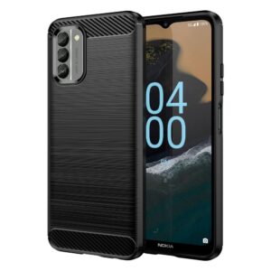 Aizmugurējais vāciņš Hurtel  Carbon Case cover for Nokia G400 flexible silicone carbon cover black 