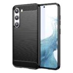 Nugarėlės dėklai Hurtel  Carbon Case case for Samsung Galaxy S23+ flexible silicone carbon cover black 