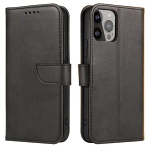 Tagakaaned Hurtel  Magnet Case cover for Oppo A17 flip cover wallet stand black 