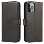 Tagakaaned Hurtel - Magnet Case case for Asus Zenfone 9 flip cover wallet stand black 