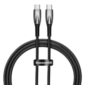 Cable Baseus  Baseus CADH000701 USB-C - USB-C PD cable 100W 5A 480Mb/s 1m - black 