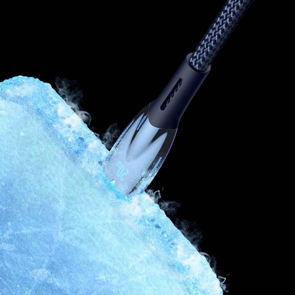 Kabelis Baseus Baseus CADH000701 USB-C - USB-C PD cable 100W 5A 480Mb/s 1m - black