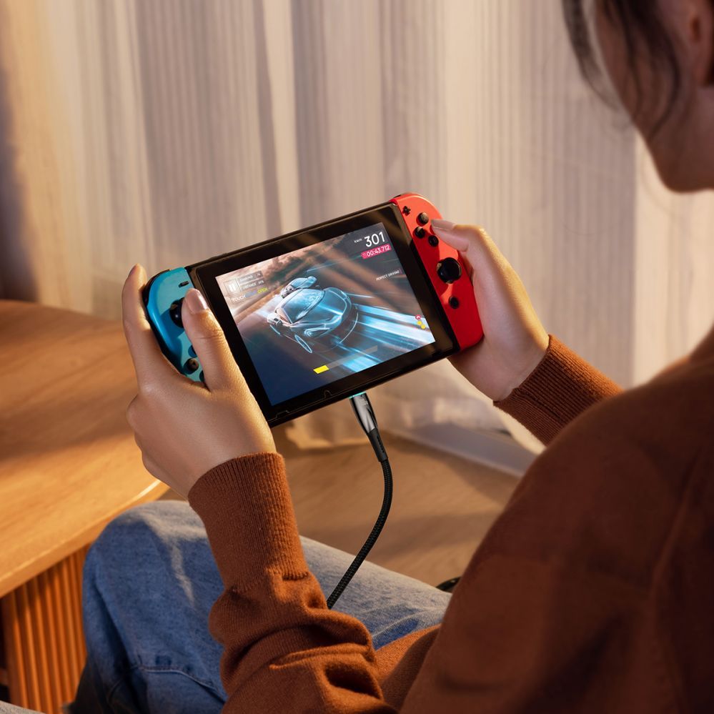 Kabelis Baseus Baseus CADH000701 USB-C - USB-C PD cable 100W 5A 480Mb/s 1m - black