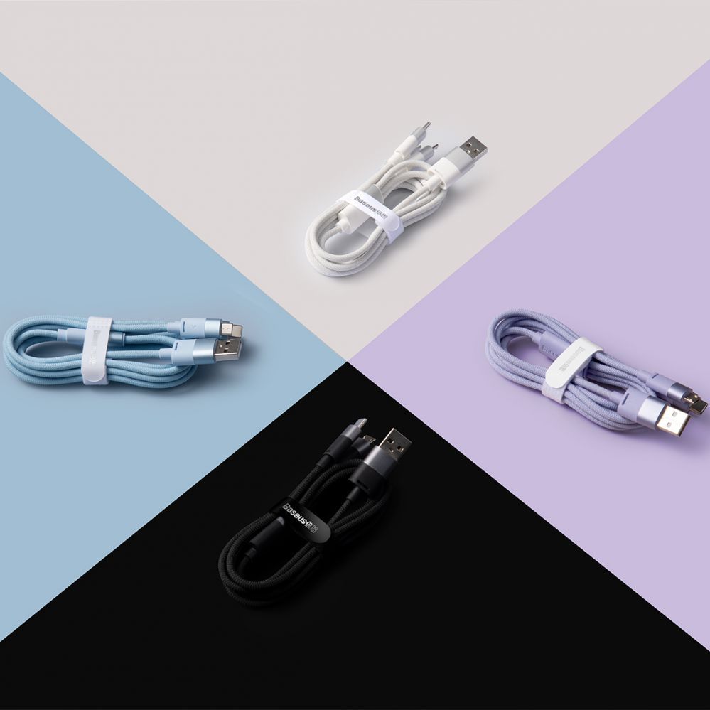 Cable Baseus 3in1 USB - micro USB / Lightning / USB C 3.5A 1.2m cable Baseus StarSpeed - black