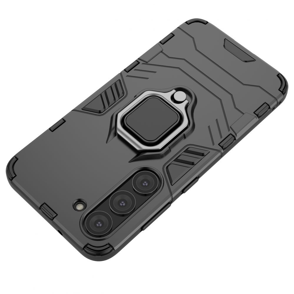 Tagakaaned Hurtel - Ring Armor case for Samsung Galaxy S23 armored cover magnetic holder ring black