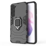 Back panel cover Hurtel  Ring Armor case for Samsung Galaxy S23+ armored cover magnetic holder ring black 