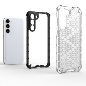 Aizmugurējais vāciņš Hurtel  Honeycomb case for Samsung Galaxy S23+ armored hybrid cover transparent 