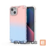 Back panel cover Hurtel  Ombre Protect Case for iPhone 13 pink and blue armored case 