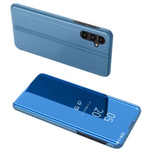 Aizmugurējais vāciņš Hurtel - Clear View Case cover for Samsung Galaxy A14 flip cover blue 