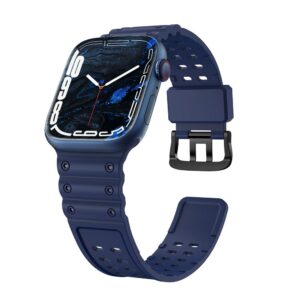Nugarėlės dėklai Hurtel - Strap Triple Protection for Apple Watch 38 / 40 / 41 mm band bracelet - navy blue 