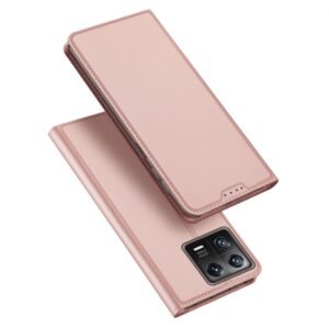 Aizmugurējais vāciņš Dux Ducis  Dux Ducis Skin Pro Case Xiaomi 13 Flip Card Wallet Stand Pink 