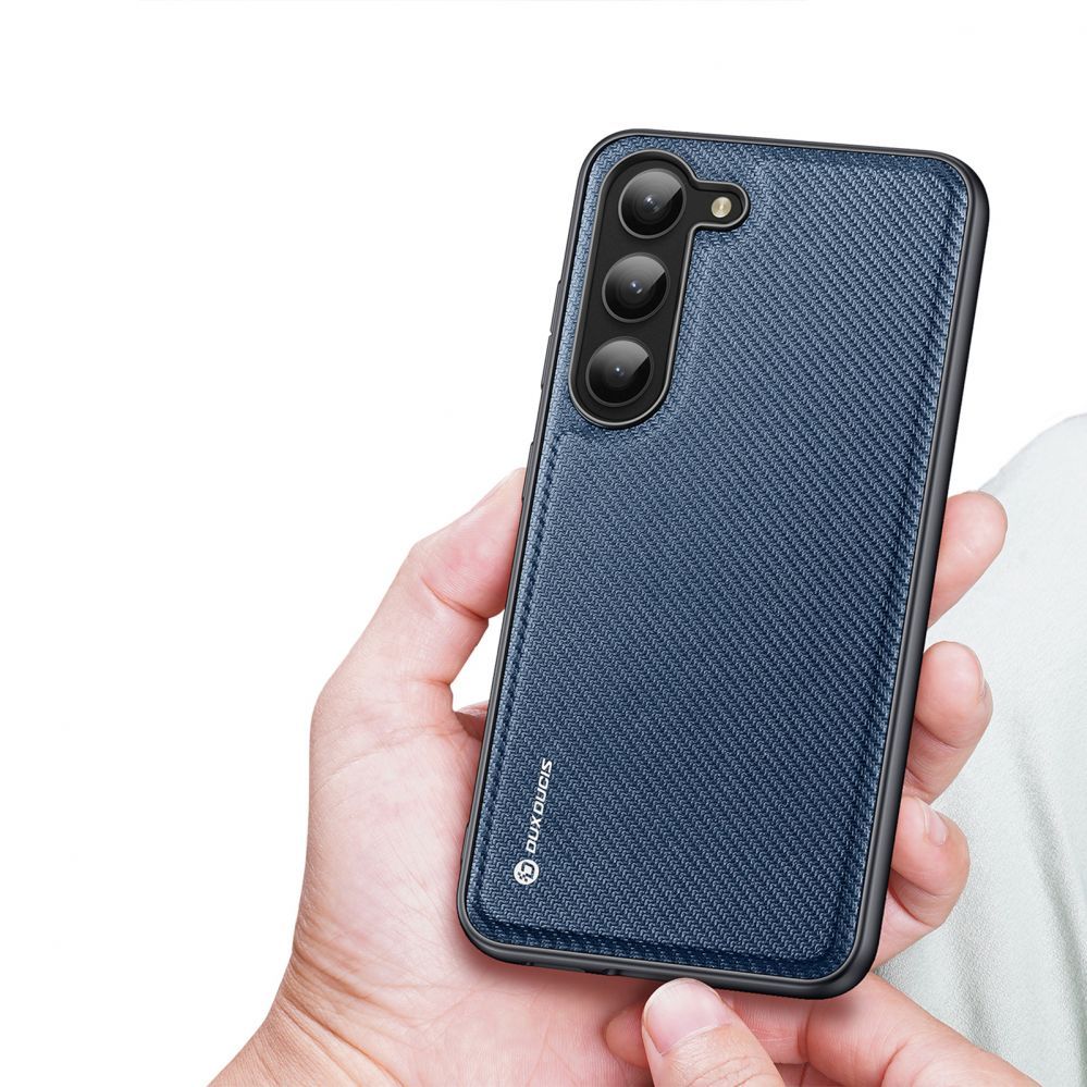 Tagakaaned Dux Ducis Dux Ducis Fino case Samsung Galaxy S23+ cover with silicone frame blue