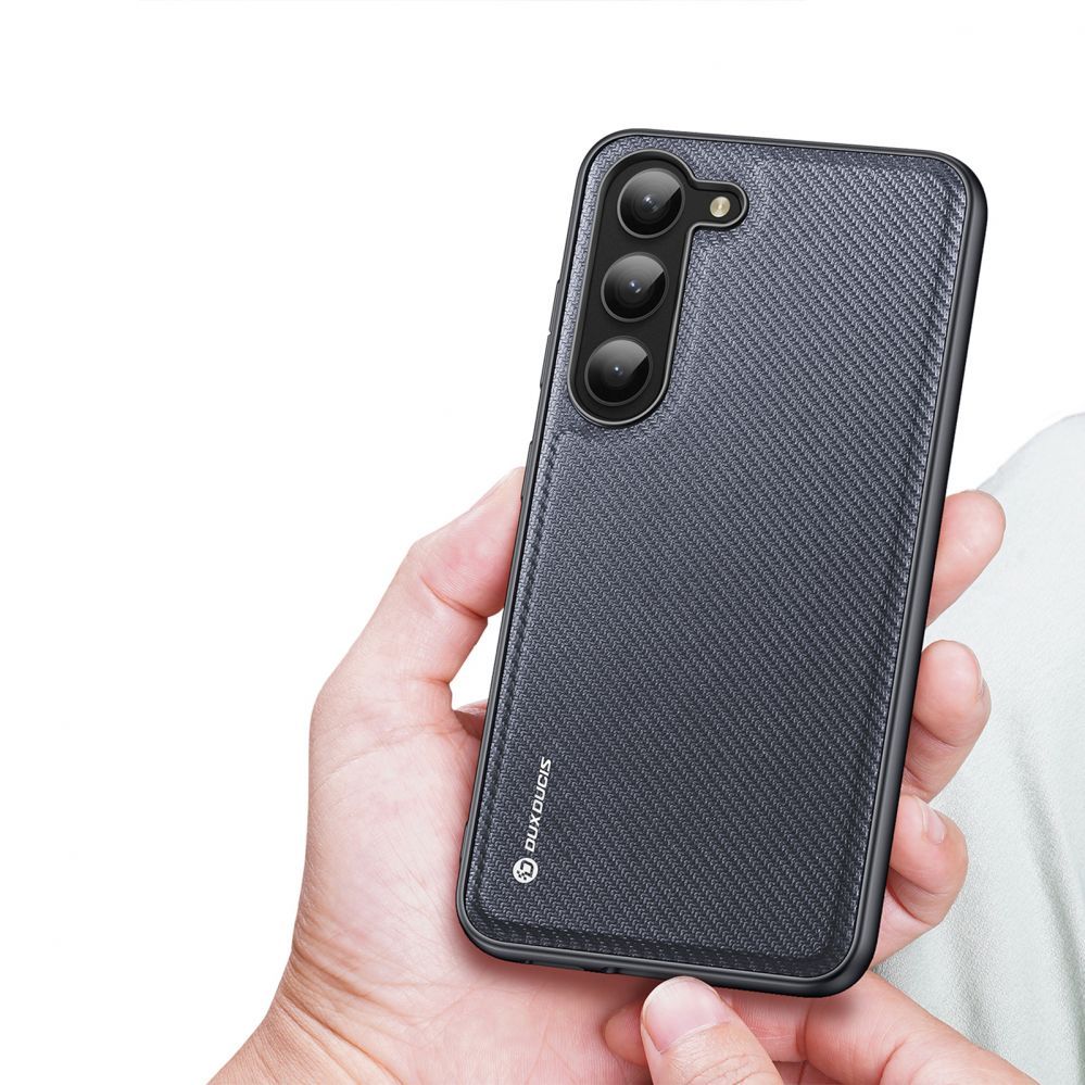 Tagakaaned Dux Ducis Dux Ducis Fino case Samsung Galaxy S23+ cover with silicone frame gray