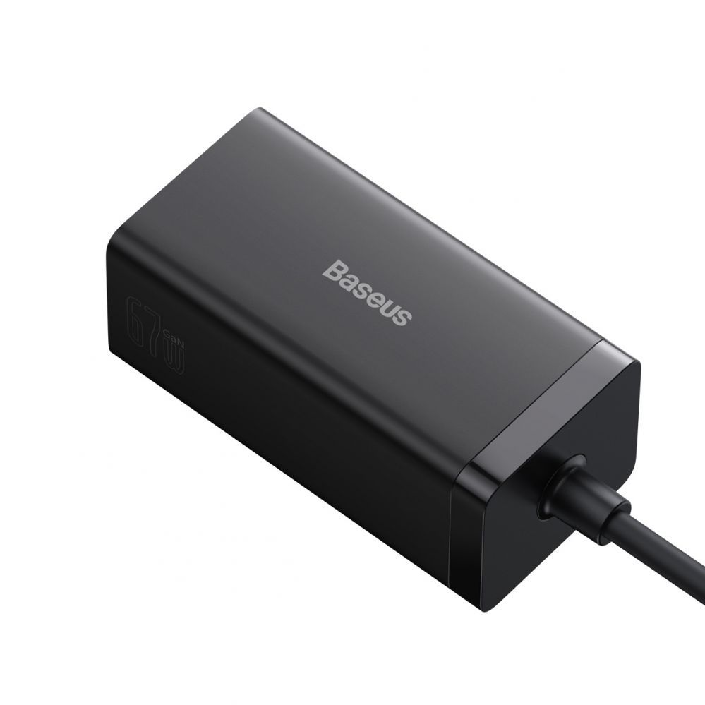 Kaabel Baseus Baseus fast charger GaN5 Pro HUB HDMI 2 x USB-C / USB-A / HDMI 4K 30Hz 1.5m black + USB-C cable - USB-C 100W 40Gb/s (USB4) 1m (CCGP110201)