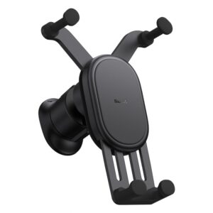 Auto holder Baseus  Baseus car holder with built-in 15W inductive charger for air vent black 