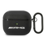 Aizmugurējais vāciņš Mercedes-Benz  AMG Leather Big Logo case for AirPods 3 - black 