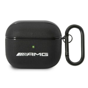 Aizmugurējais vāciņš Mercedes-Benz  AMG Leather Big Logo case for AirPods 3 - black 