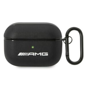 Aizmugurējais vāciņš Mercedes-Benz  AMG Leather Big Logo case for AirPods Pro - black 