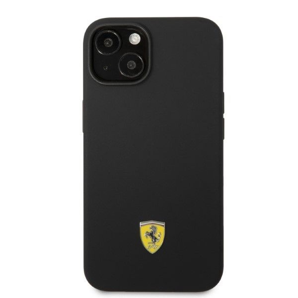Tagakaaned Ferrari Ferrari FEHMSIP14SBK iPhone 14 6.1" black/black hardcase Silicone Metal Logo Magsafe
