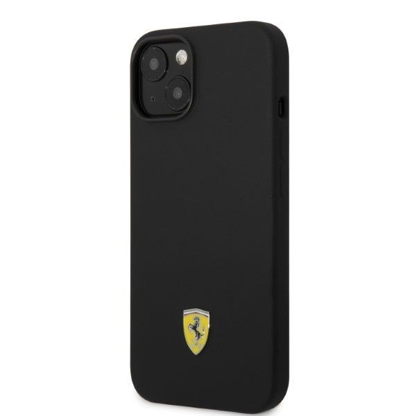 Tagakaaned Ferrari Ferrari FEHMSIP14SBK iPhone 14 6.1" black/black hardcase Silicone Metal Logo Magsafe