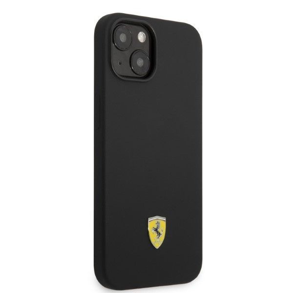 Tagakaaned Ferrari Ferrari FEHMSIP14SBK iPhone 14 6.1" black/black hardcase Silicone Metal Logo Magsafe