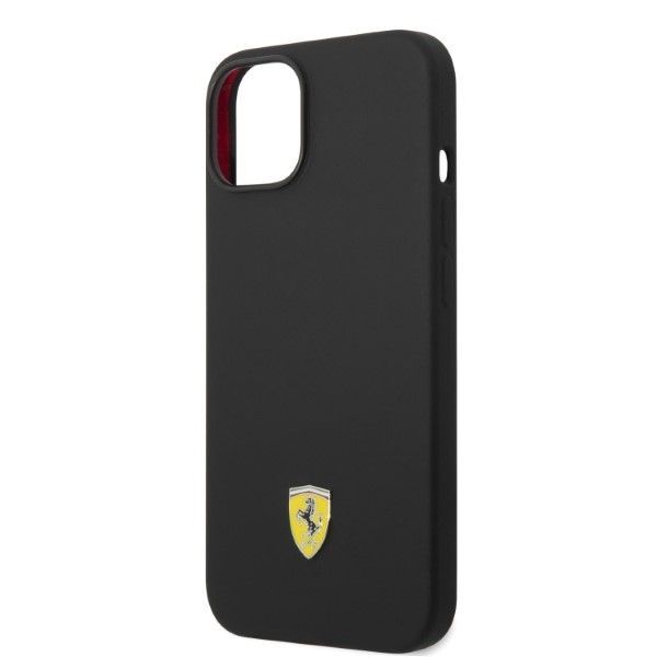 Tagakaaned Ferrari Ferrari FEHMSIP14SBK iPhone 14 6.1" black/black hardcase Silicone Metal Logo Magsafe