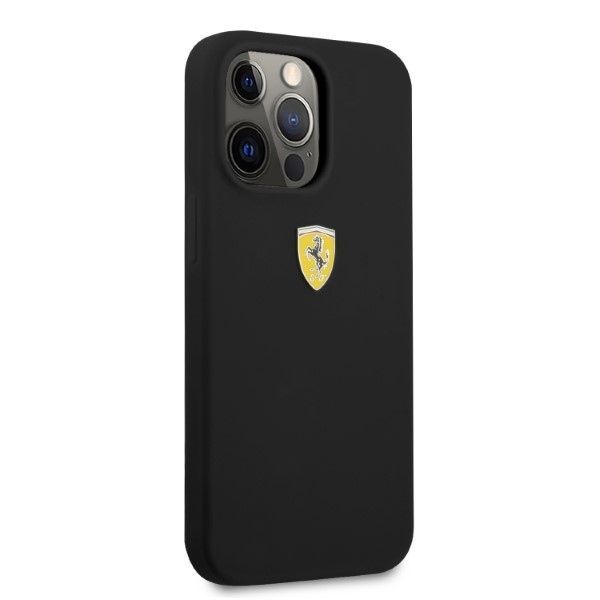 Tagakaaned Ferrari Ferrari FESSIHMP13LBK iPhone 13 Pro / 13 6.1" black/black hardcase Silicone MagSafe