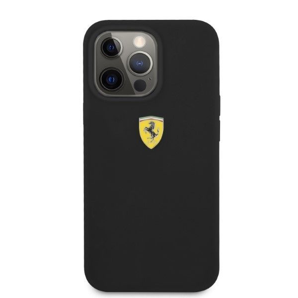 Tagakaaned Ferrari Ferrari FESSIHMP13LBK iPhone 13 Pro / 13 6.1" black/black hardcase Silicone MagSafe