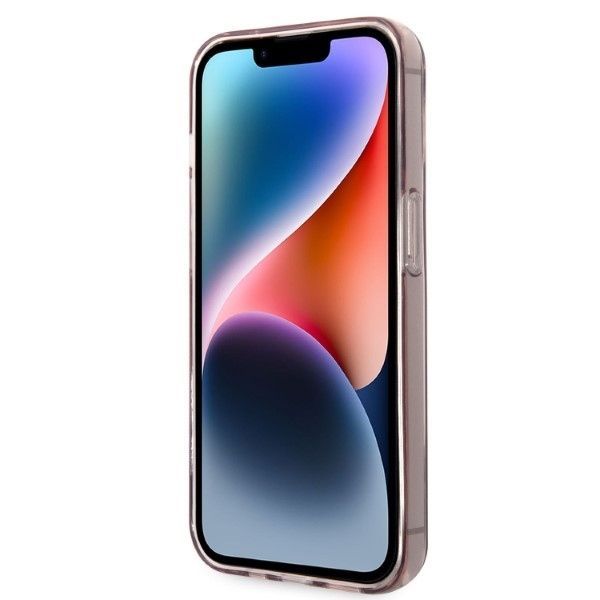 Back panel cover Karl Lagerfeld Karl Lagerfeld KLHCP14LHNCHTCP iPhone 14 Pro 6.1" pink/pink hardcase Ikonik Choupette