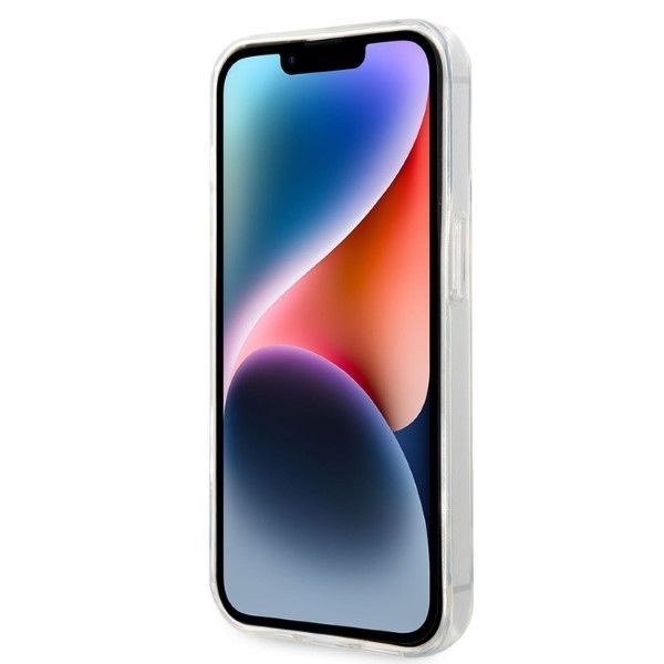 Aizmugurējais vāciņš Karl Lagerfeld Karl Lagerfeld Ikonik Choupette case for iPhone 14 Pro - transparent