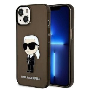 Aizmugurējais vāciņš Karl Lagerfeld  Karl Lagerfeld Ikonik Karl case for iPhone 14 Plus - black 