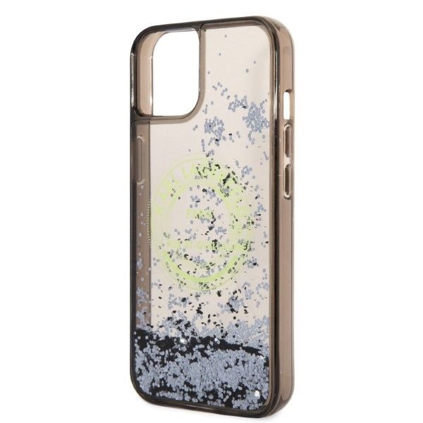 Nugarėlės dėklai Karl Lagerfeld Karl Lagerfeld Liquid Glitter RSG case for iPhone 14 Plus - black